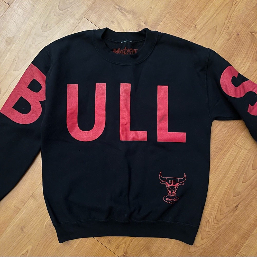 Bulls Hardwood Classics Crewneck Sz S